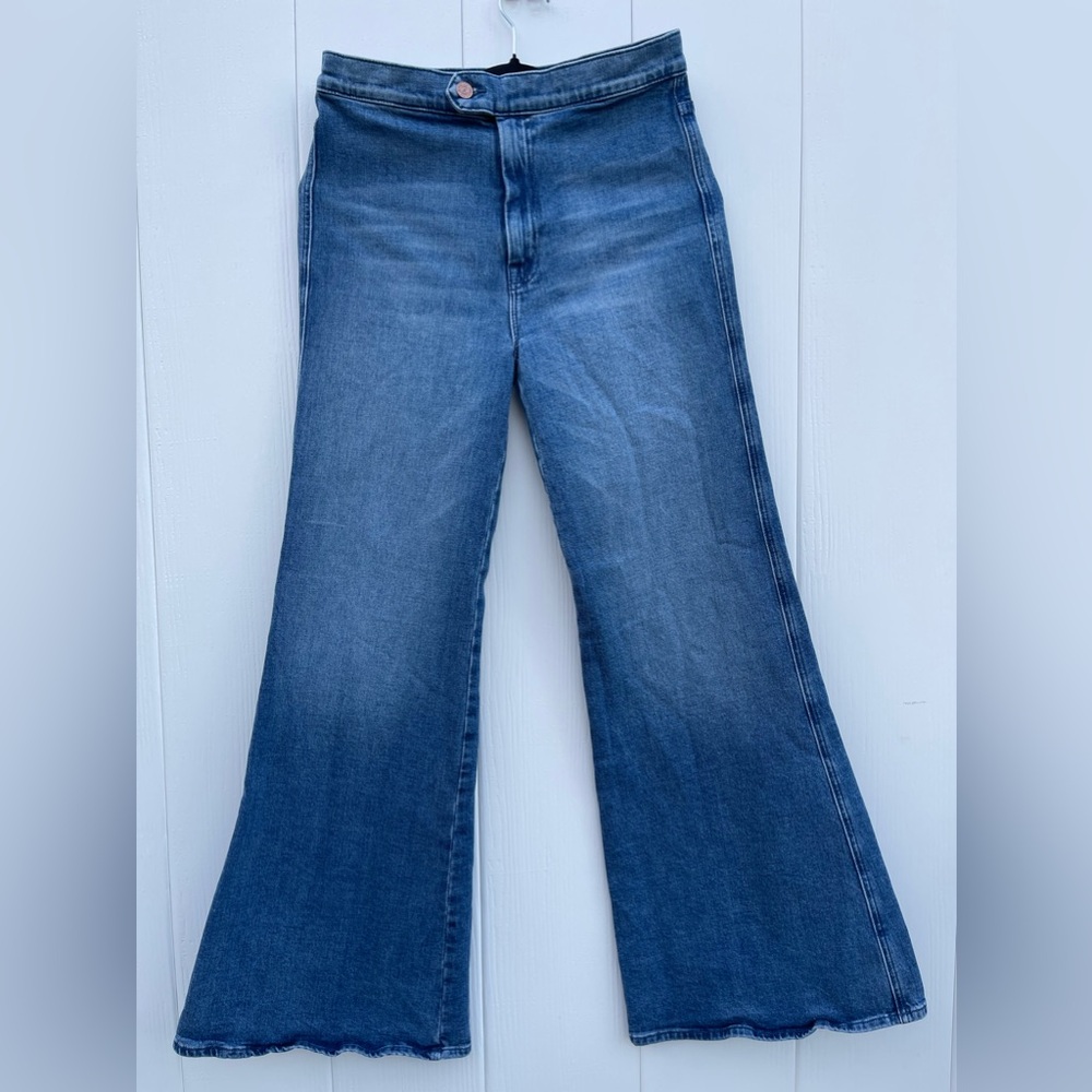 MOTHER Denim - Tab Roller Skimp Wide Leg Jeans - Size 29